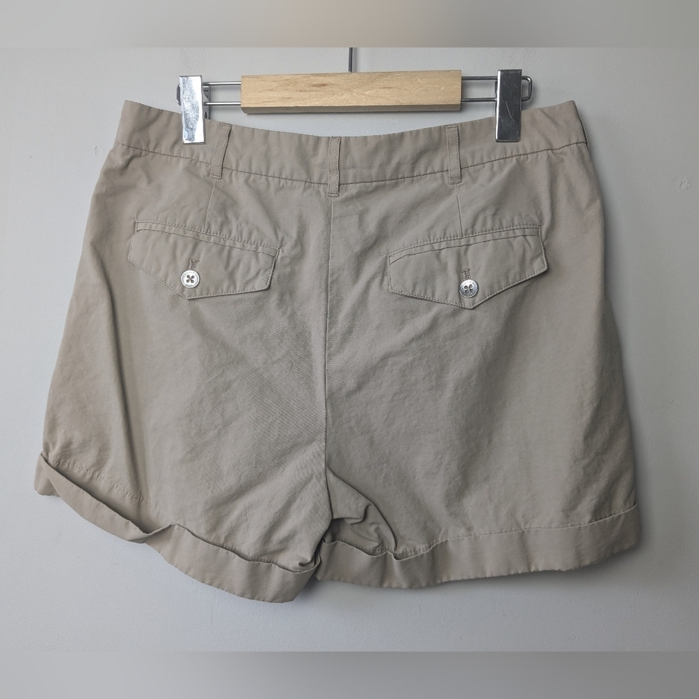 CALVIN KLEIN Women Beige Short Size 27 With Pockets Great Used Condition - Picture 5 of 10